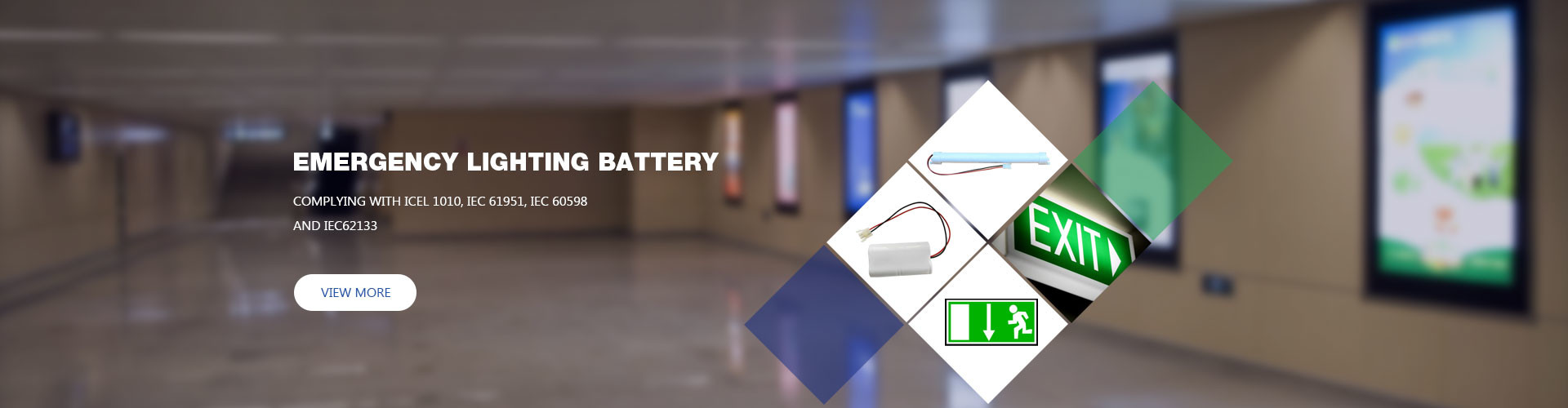 quality Emergency Exit Light Batteries factory