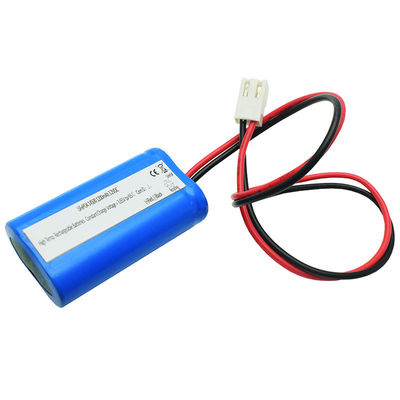 OEM SBS Type IFR 14500*2 Cell 1.2Ah 3.2V LiFePO4 Emergency Lighting Batteries 10-20mm Wire Connector