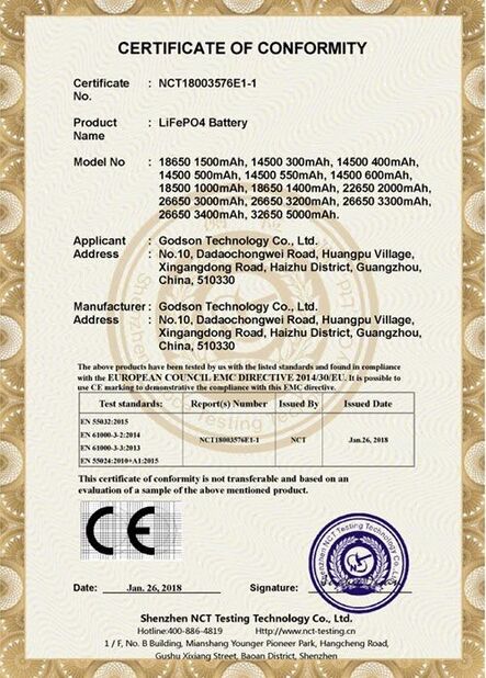China Godson Technology Co., Ltd certification