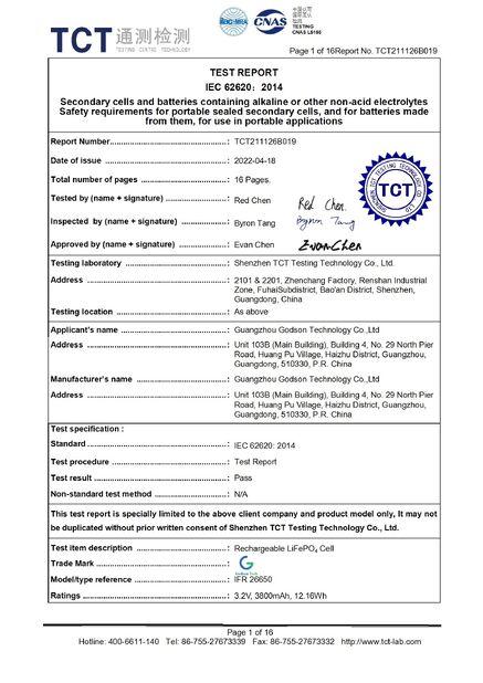 China Godson Technology Co., Ltd certification