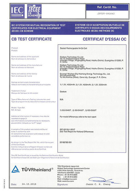 China Godson Technology Co., Ltd certification
