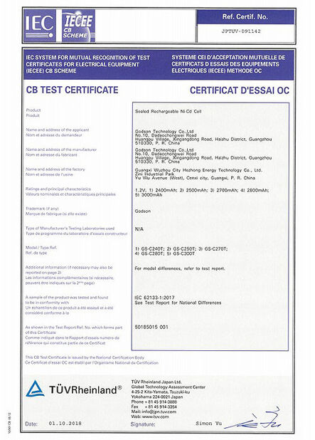 China Godson Technology Co., Ltd certification