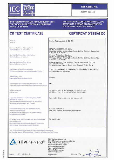 China Godson Technology Co., Ltd certification