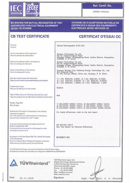 China Godson Technology Co., Ltd certification