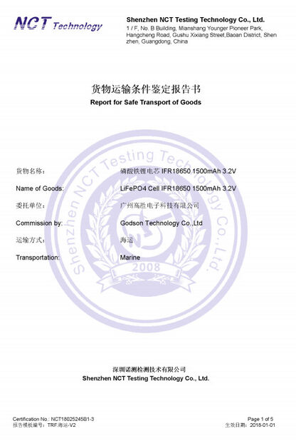 China Godson Technology Co., Ltd certification