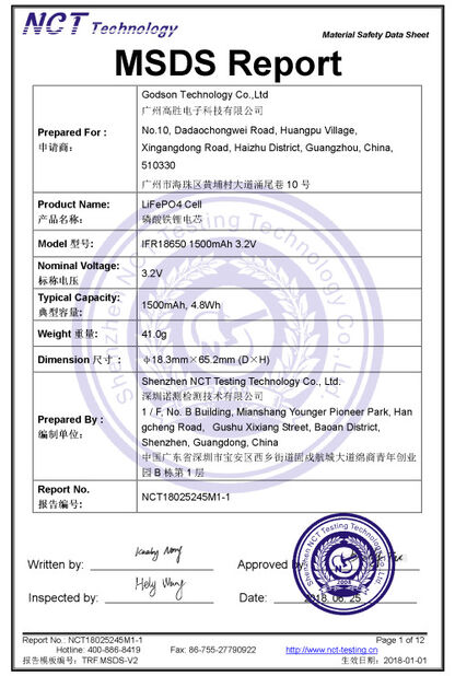 China Godson Technology Co., Ltd certification